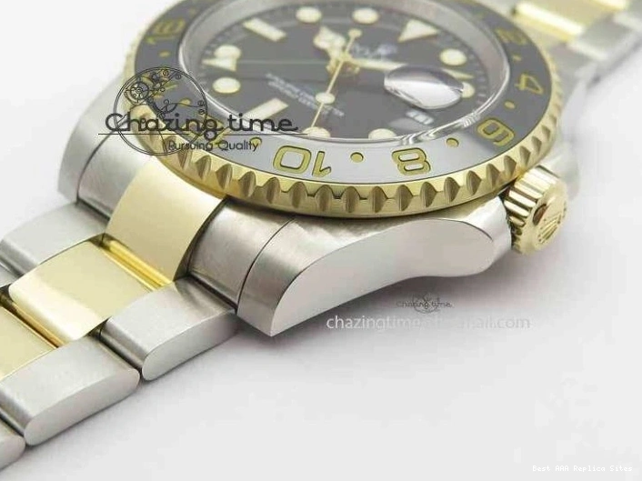 Best AAA Replica Sites Stack) II GMT-Master A3187 Best 1:1 Black Hand LN YG Wrapped Edition Noob (Correct 3642 Timeless Thick Ceramic 116713 0115